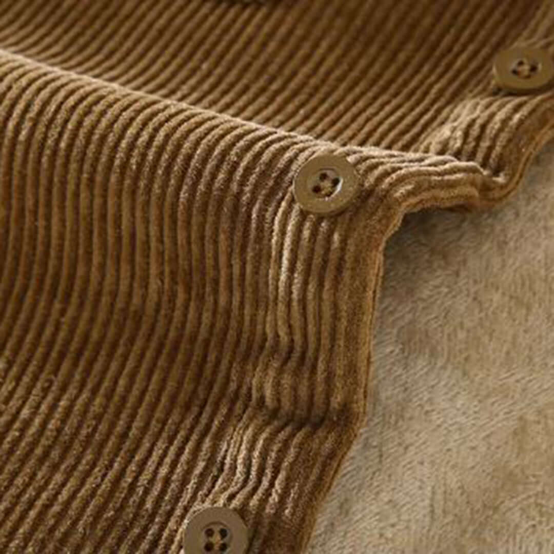 Cordhemd | Fleece gefüttert | Button-Up | Winterüberhemd | Herrenüberhemd-Chaps Herrenmode