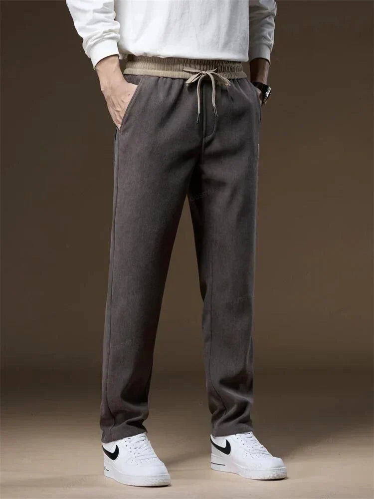 Cordhose - Kordelzug - Gerades Bein - Jogginghose - Herren Jogger-Chaps Herrenmode