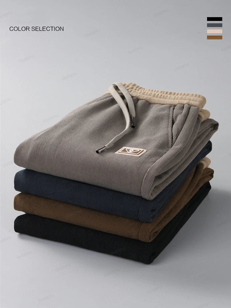 Cordhose - Kordelzug - Gerades Bein - Jogginghose - Herren Jogger-Chaps Herrenmode