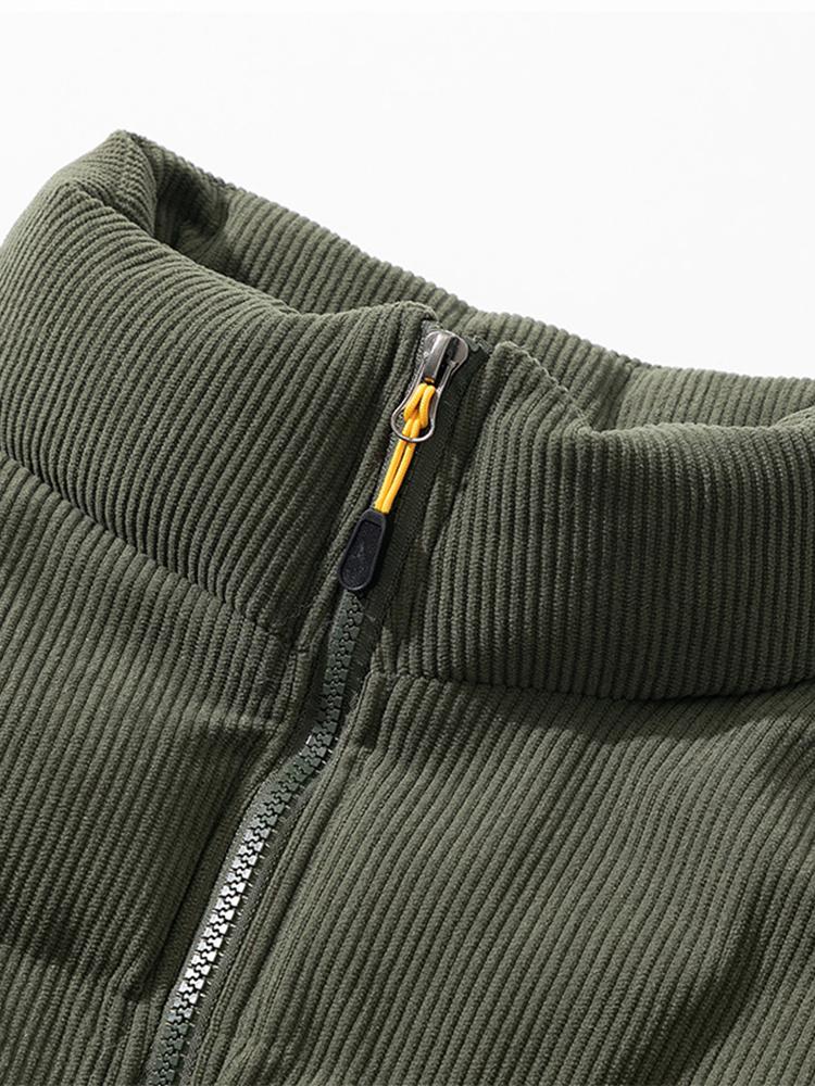 Cordjacke – Warm – Wattiert – Pufferjacke – Winterjacke für Herren-Chaps Herrenmode