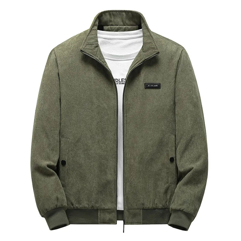 Cordjacke – Winterjacke für Männer mit Fleece-Sherpa-Futter-Chaps Herrenmode