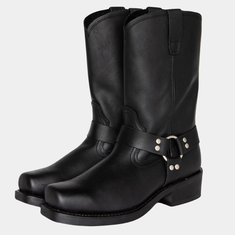 Cowboystiefel - Western - Mid Calf - Lederstiefel - Herrenstiefel-Chaps Herrenmode