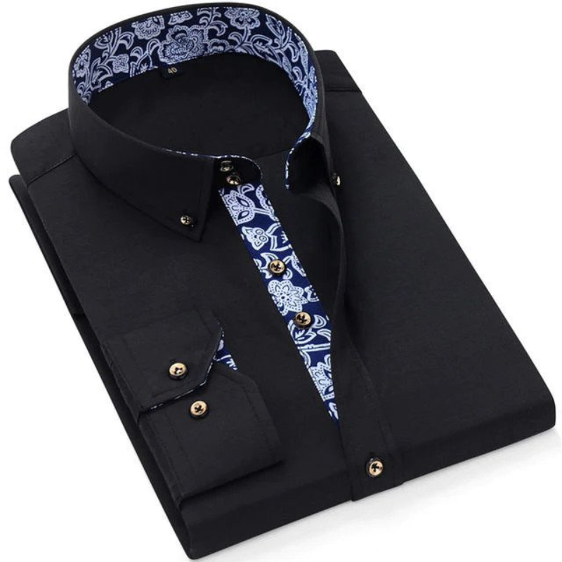 Daniel Party-Bluse-Schwarz-S-Chaps Herrenmode