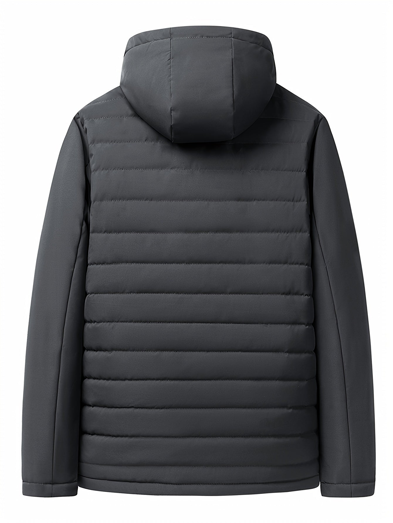 Daunenjacke für Herren – mit Fleece gefüttert – mit Kapuze – Winterjacke – Wintermäntel und -jacken für Herren-Chaps Herrenmode