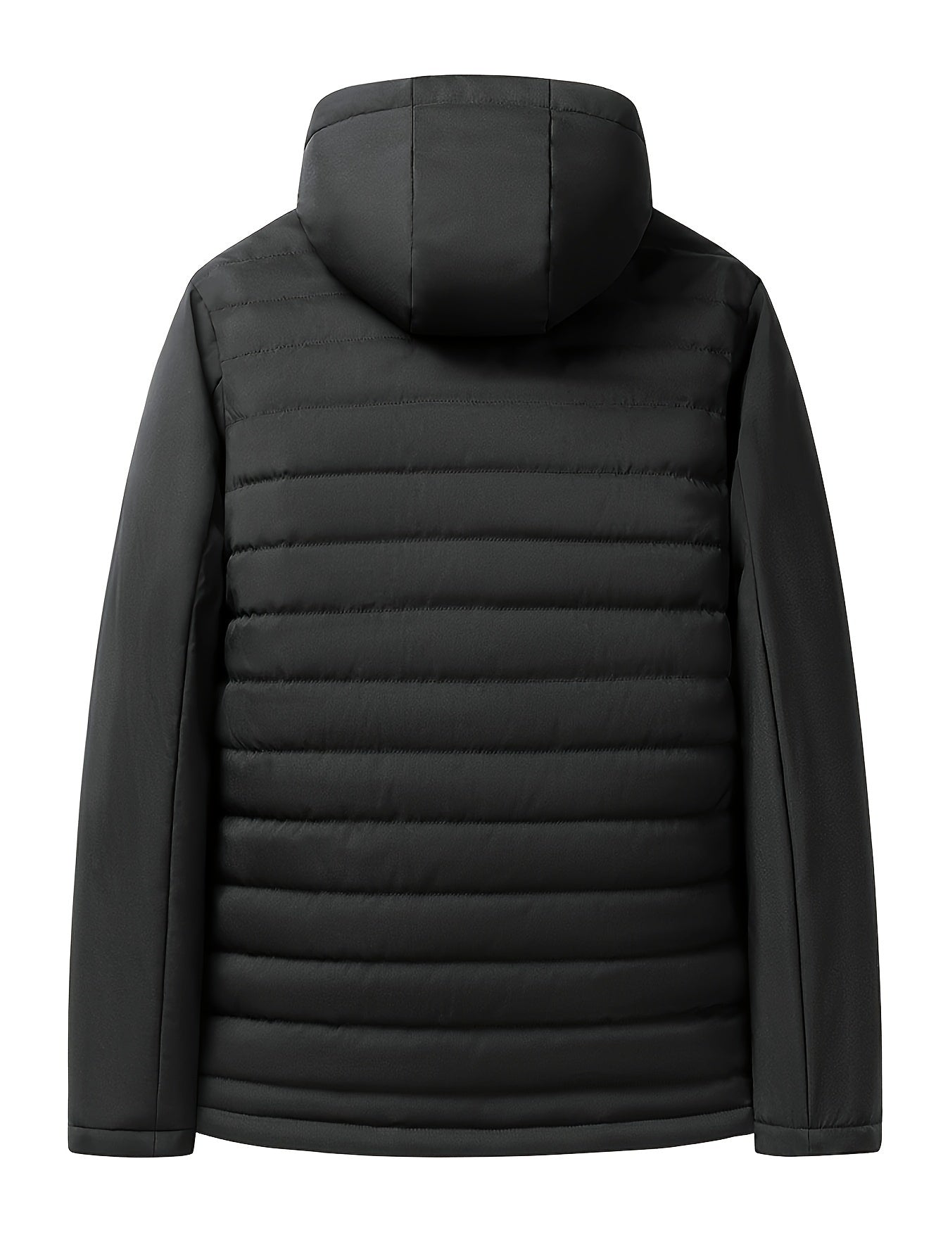 Daunenjacke für Herren – mit Fleece gefüttert – mit Kapuze – Winterjacke – Wintermäntel und -jacken für Herren-Chaps Herrenmode
