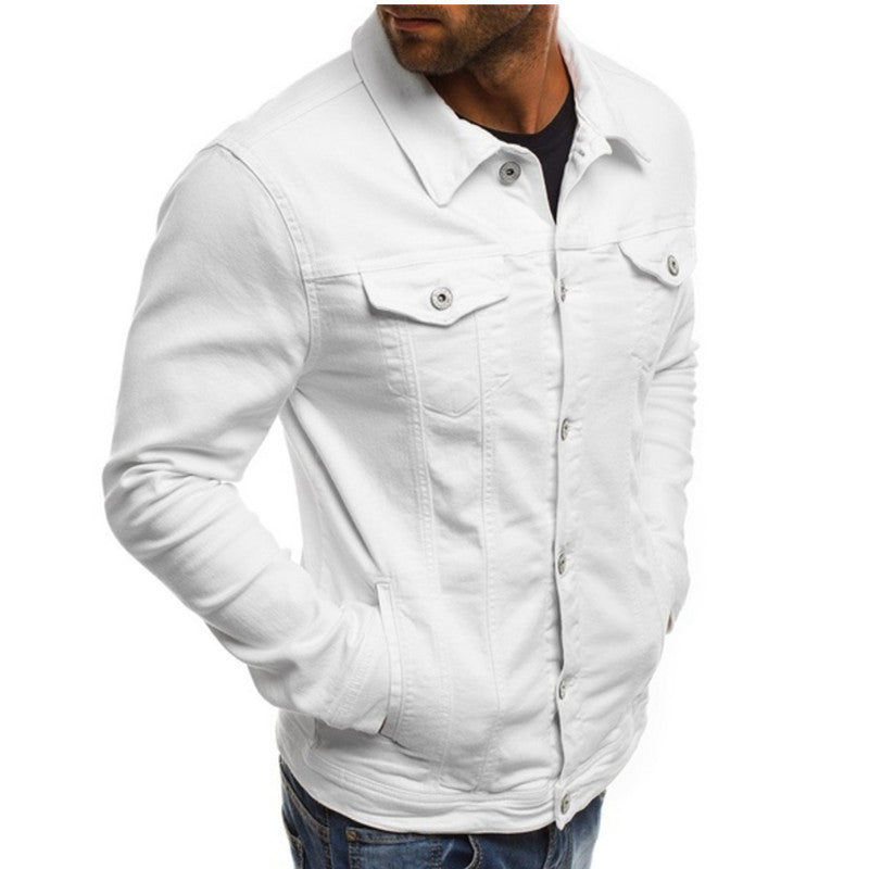 Denim Jacke - Slim Fit - Button-Up - Jeansjacke - Herrenjacke-Chaps Herrenmode