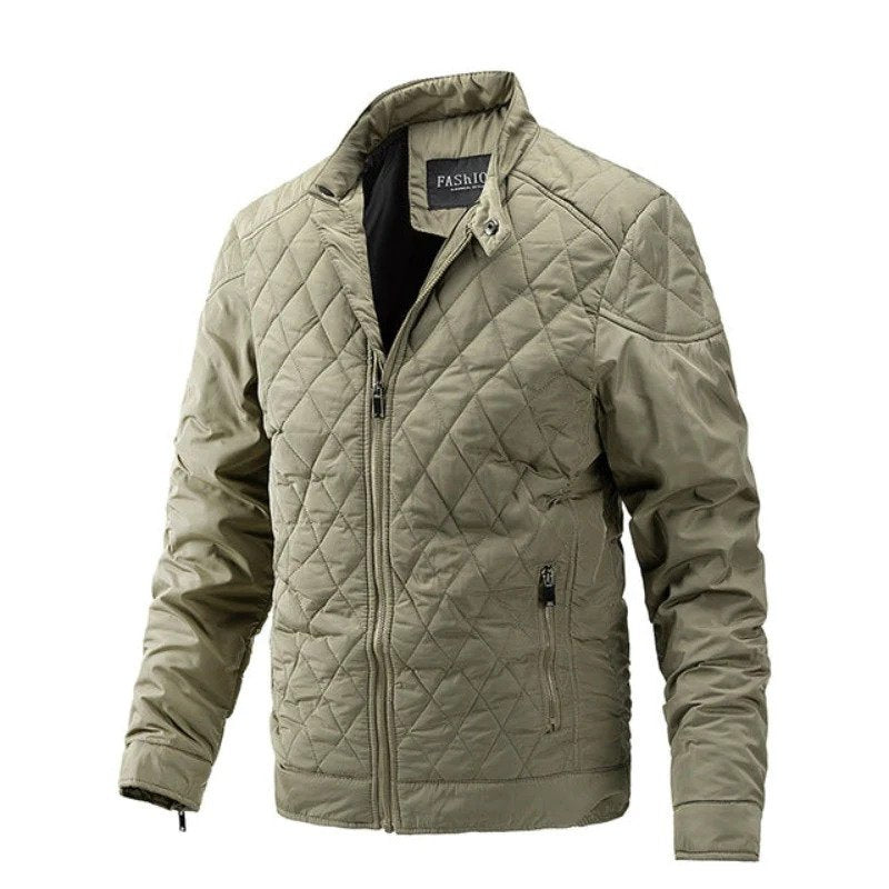 Diamondback Jacke | Lässige Frühlingsjacke-Beige-M-Chaps Herrenmode