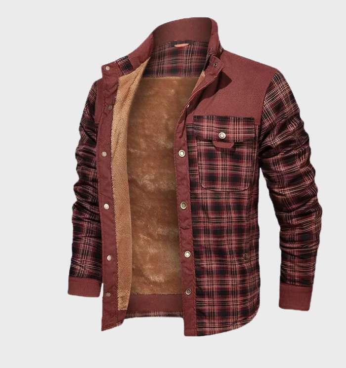 Flanellhemd | Fleece gefüttert | Kariert | Flanelljacke | Herrenbekleidung-Chaps Herrenmode