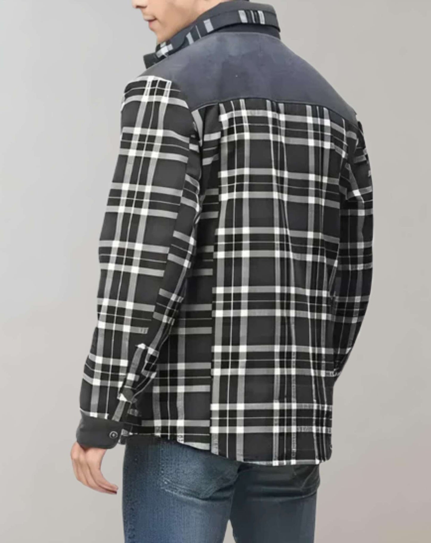 Flanellhemd | Fleece gefüttert | Kariert | Flanelljacke | Herrenbekleidung-Chaps Herrenmode