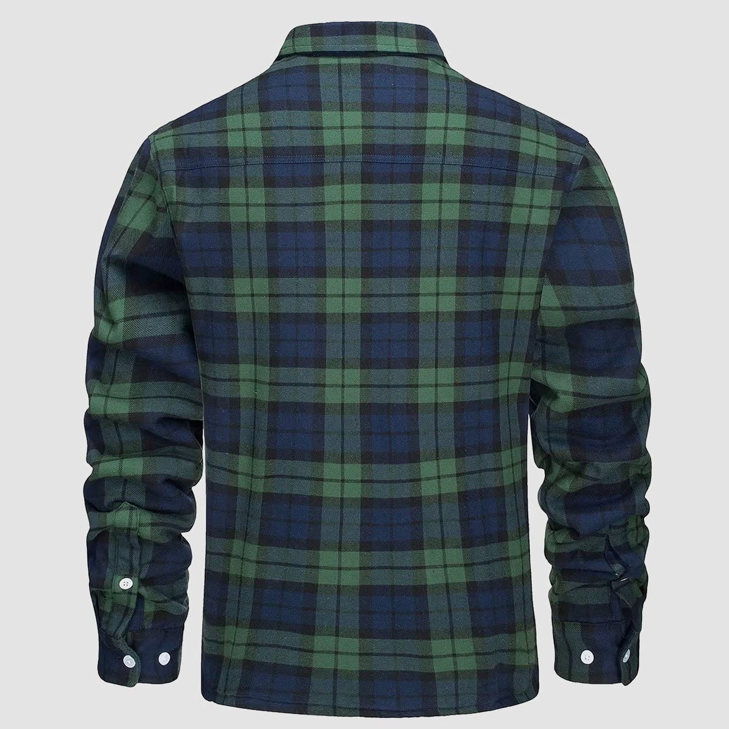 Flanelljacke – Kariertes, Mit Fleece Gefüttertes Herren-Overshirt für den Winter-Chaps Herrenmode