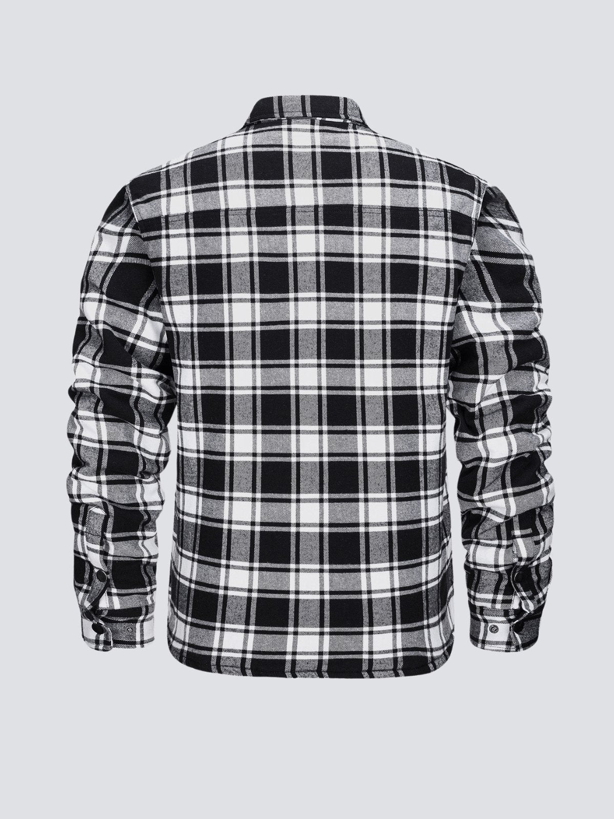 Flanelljacke – kariert – mit Knöpfen – gefütterte Innenjacke – Winterjacke für Herren-Chaps Herrenmode
