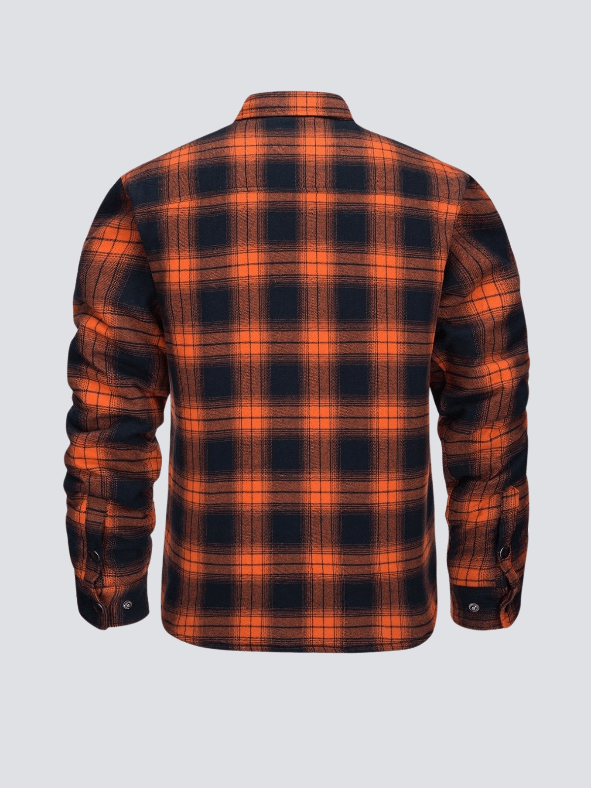Flanelljacke – kariert – mit Knöpfen – gefütterte Innenjacke – Winterjacke für Herren-Chaps Herrenmode