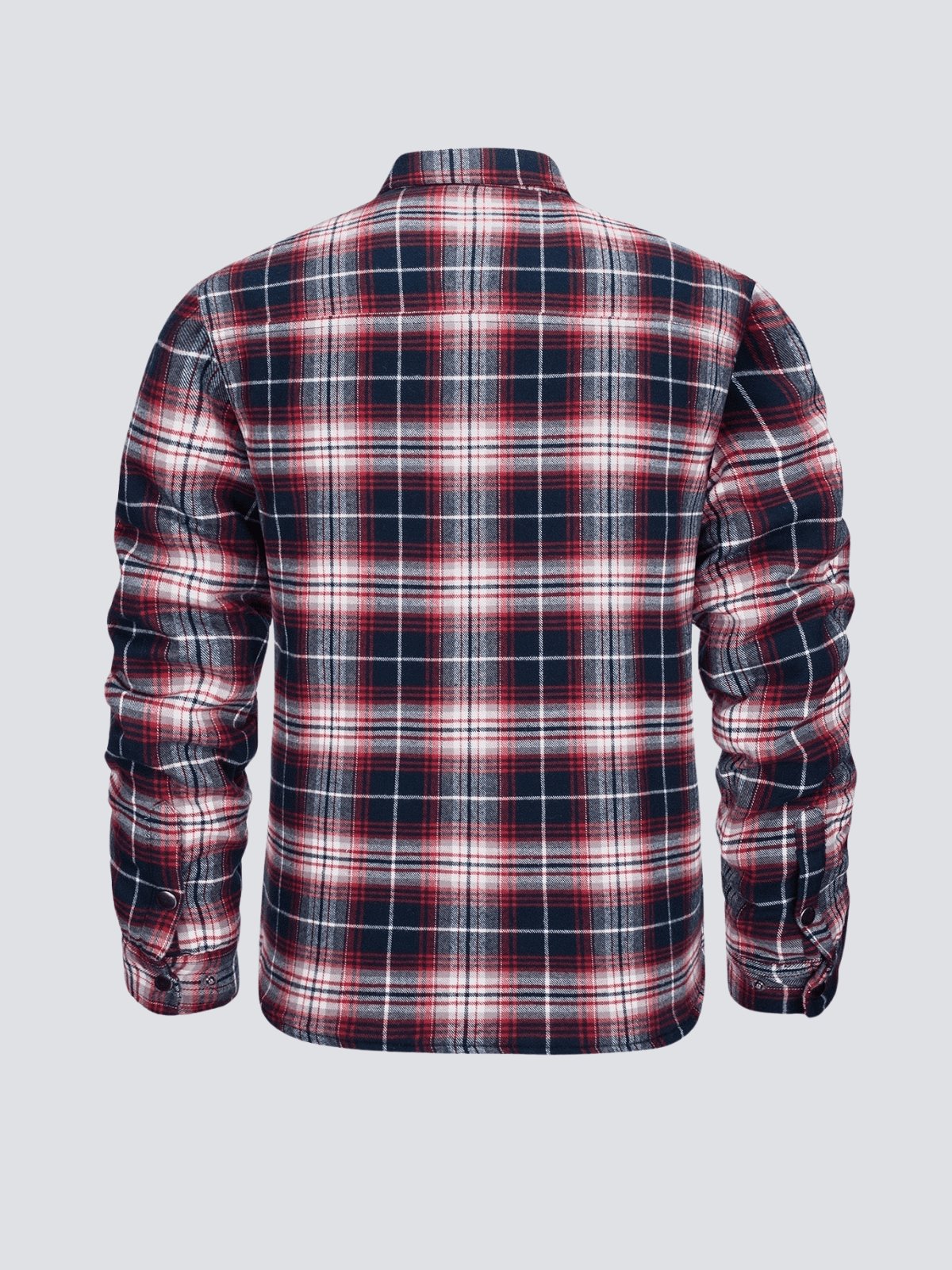 Flanelljacke – kariert – mit Knöpfen – gefütterte Innenjacke – Winterjacke für Herren-Chaps Herrenmode