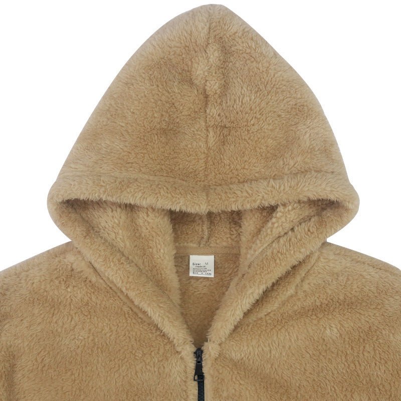 Fleece-Hoodie | Warm | Mit Reißverschluss | Teddy-Hoodie | Fleecejacke für Männer-Chaps Herrenmode