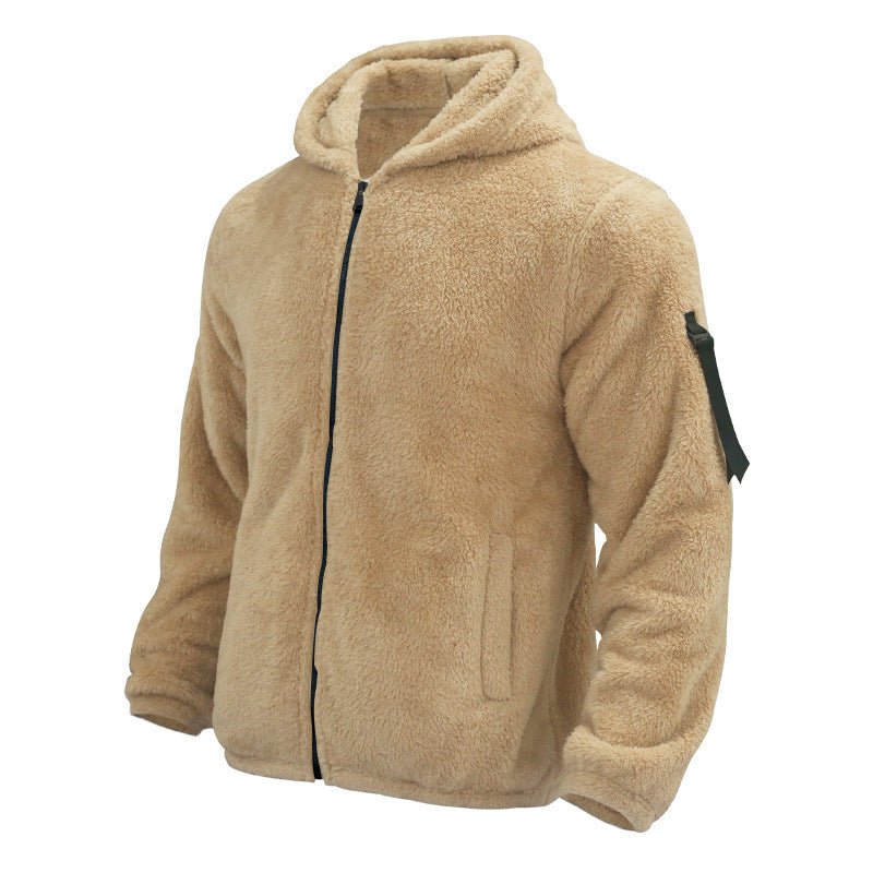 Fleece-Hoodie | Warm | Mit Reißverschluss | Teddy-Hoodie | Fleecejacke für Männer-Chaps Herrenmode