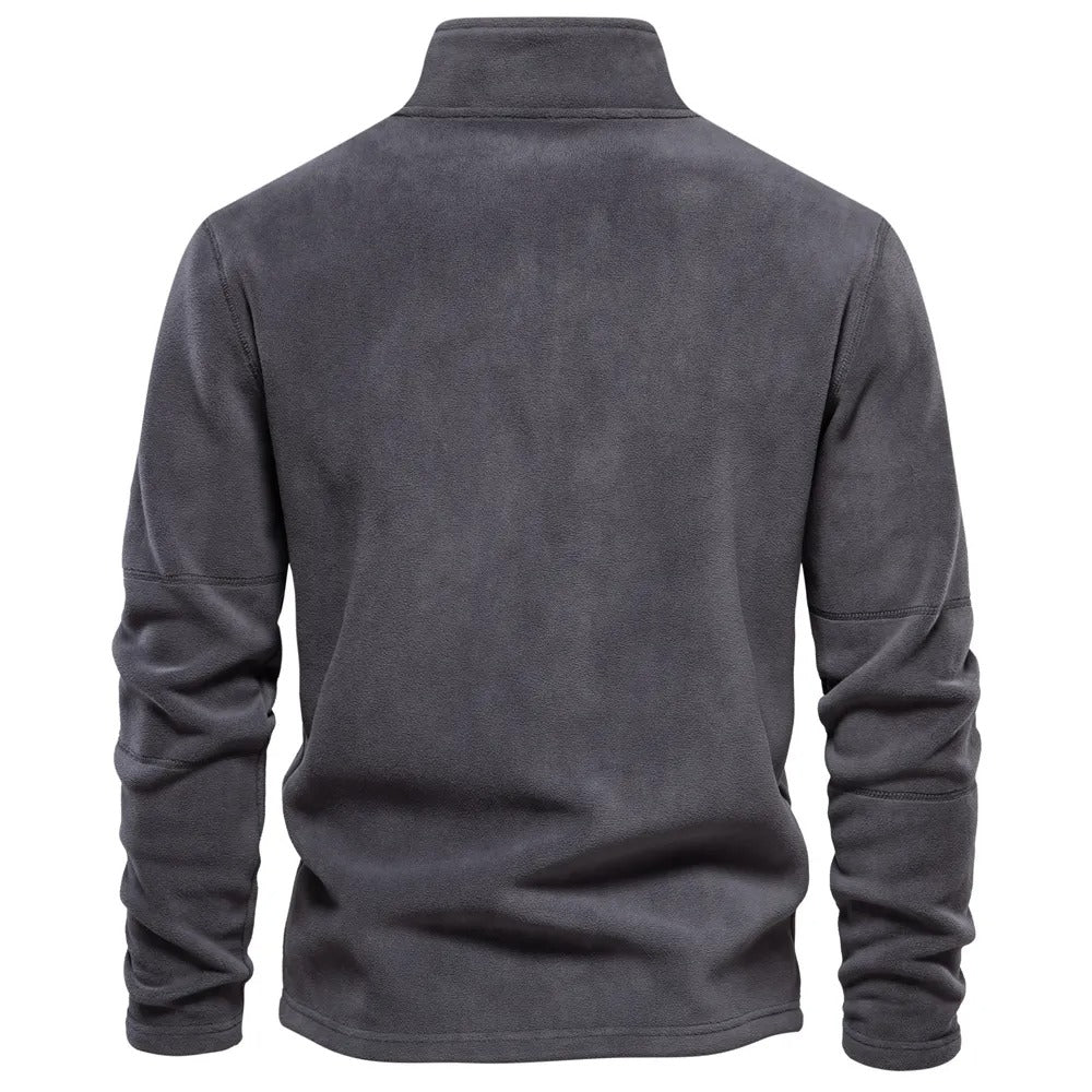 Fleece-Pullover | Warm | Winter | Fleece mit halbem Reißverschluss | Herrenbekleidung-Chaps Herrenmode