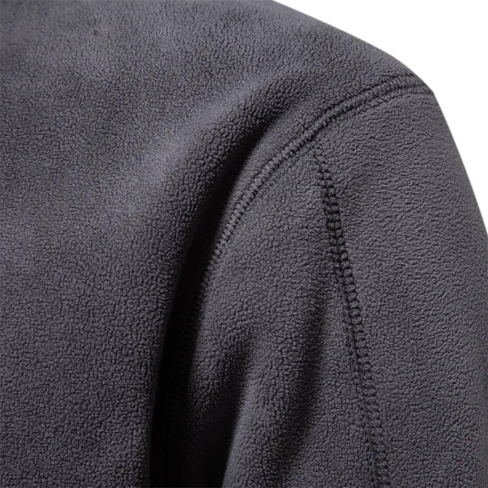 Fleece-Pullover | Warm | Winter | Fleece mit halbem Reißverschluss | Herrenbekleidung-Chaps Herrenmode