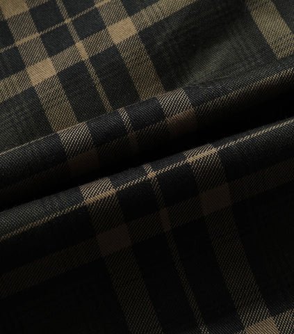 Fleece gefütterte Jacke | Kariert | Button-Up | Karierte Jacke | Herren Überhemd-Chaps Herrenmode