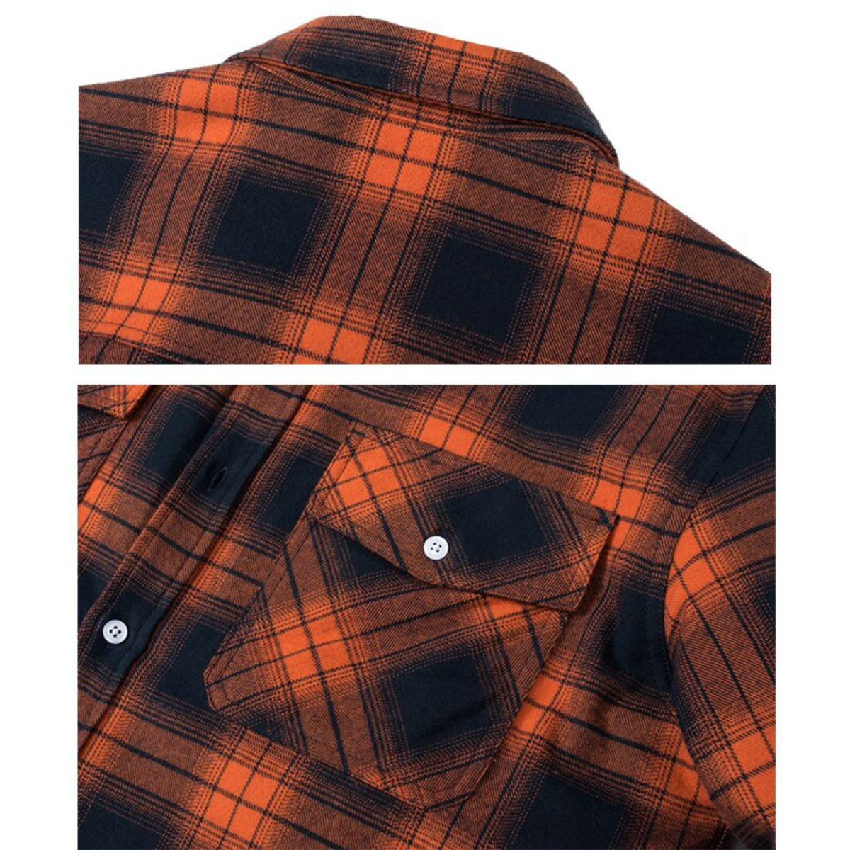 Fleecehemd - Karierte Button-up-Jacke für Männer-Chaps Herrenmode