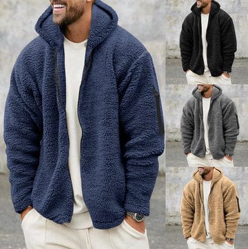 Fleecejacke | Kapuze | Full Zip | Teddyjacke | Herrenjacke-Chaps Herrenmode