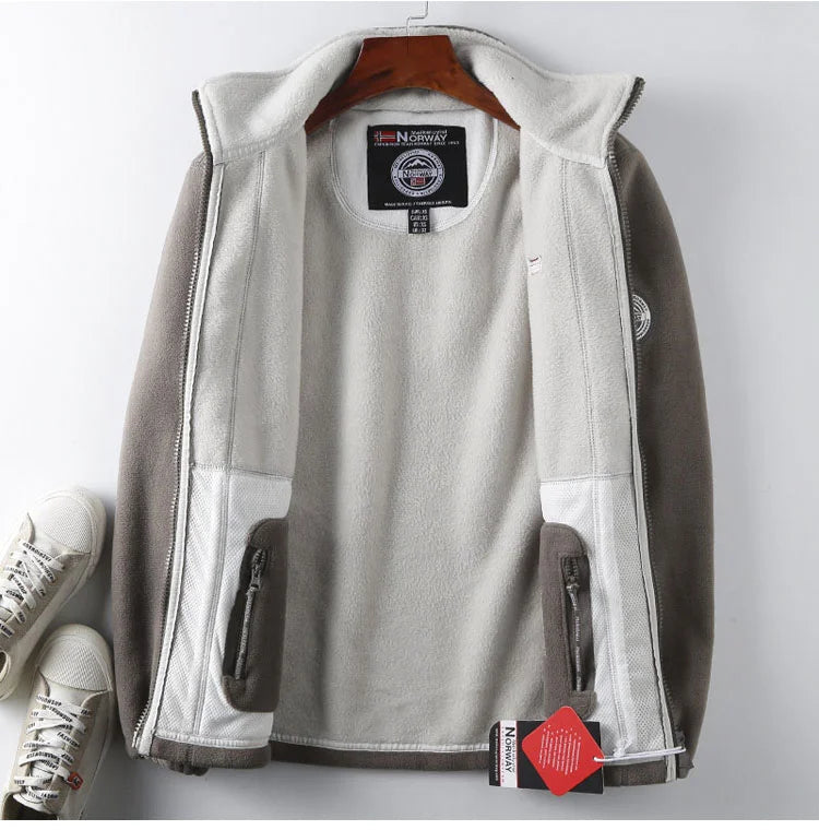 Fleecejacke | Warm | Taschen | Fleece-Jacke mit Reißverschluss | Winterkleidung für Herren-Chaps Herrenmode