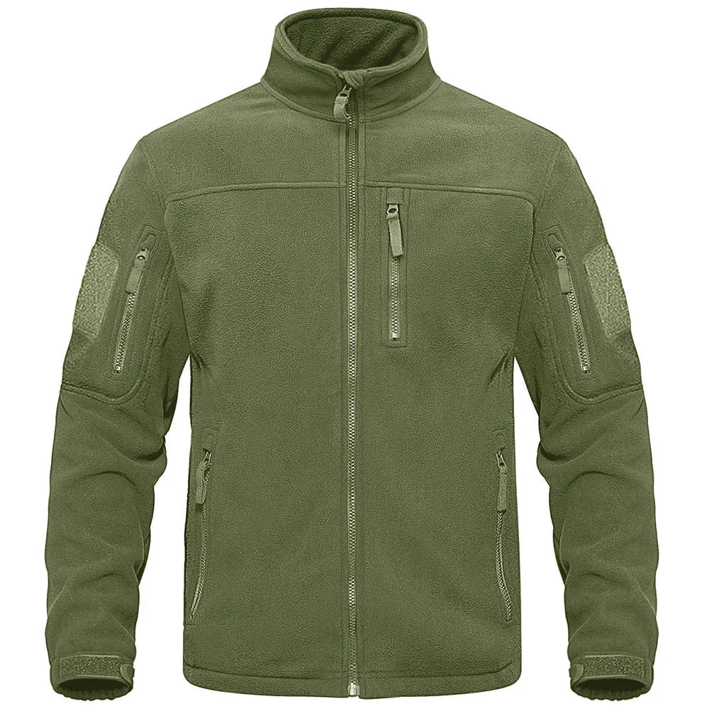 Fleecejacke - Warme taktische Zip-Up Fleecejacke für Männer-Grün-XS-Chaps Herrenmode
