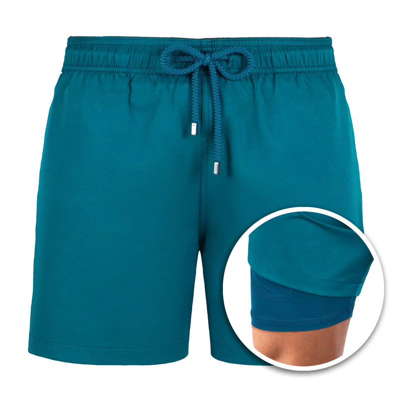 Florida Badeshorts-Blau-S-Chaps Herrenmode