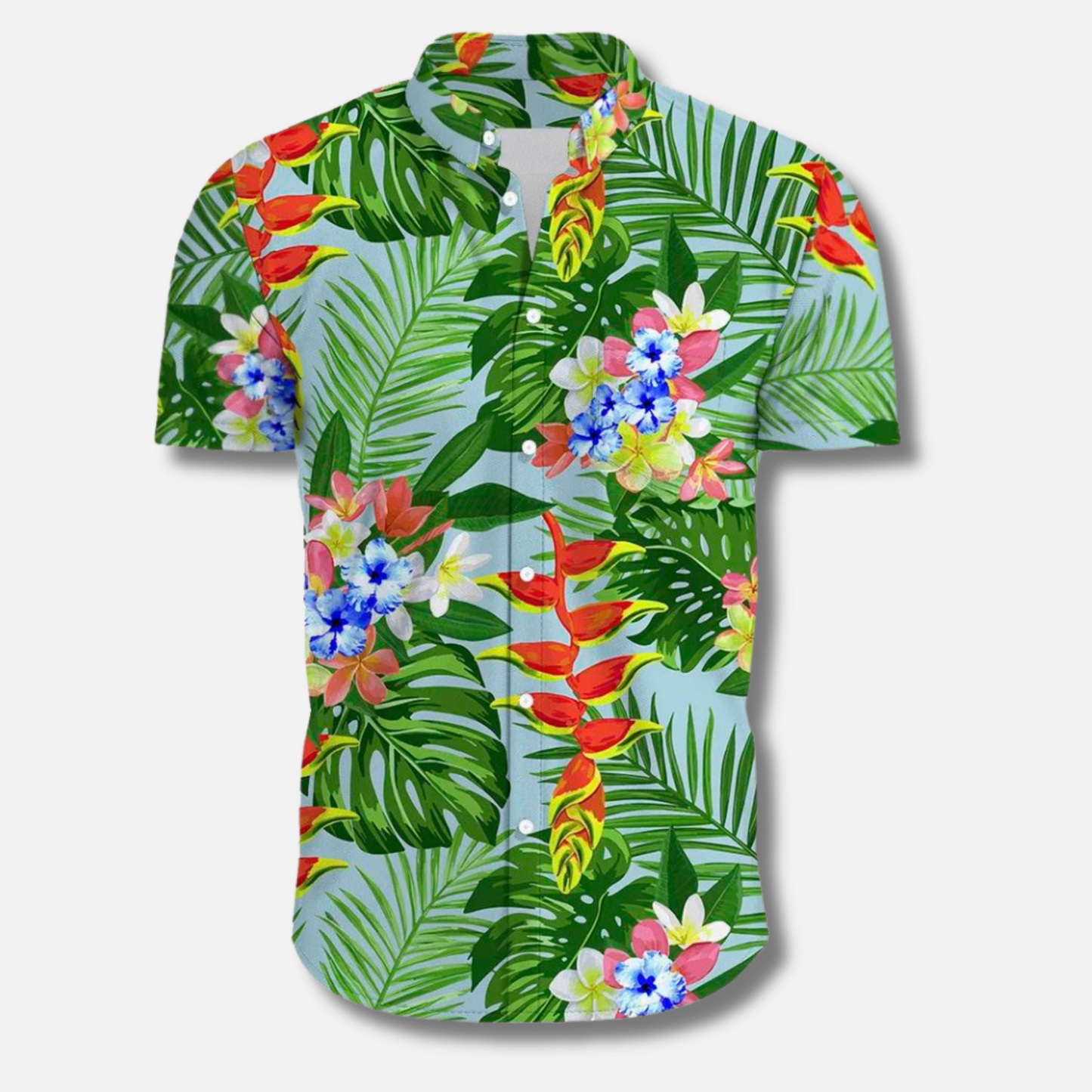 Florida Surf Blumenbluse für Männer-5-S-Chaps Herrenmode