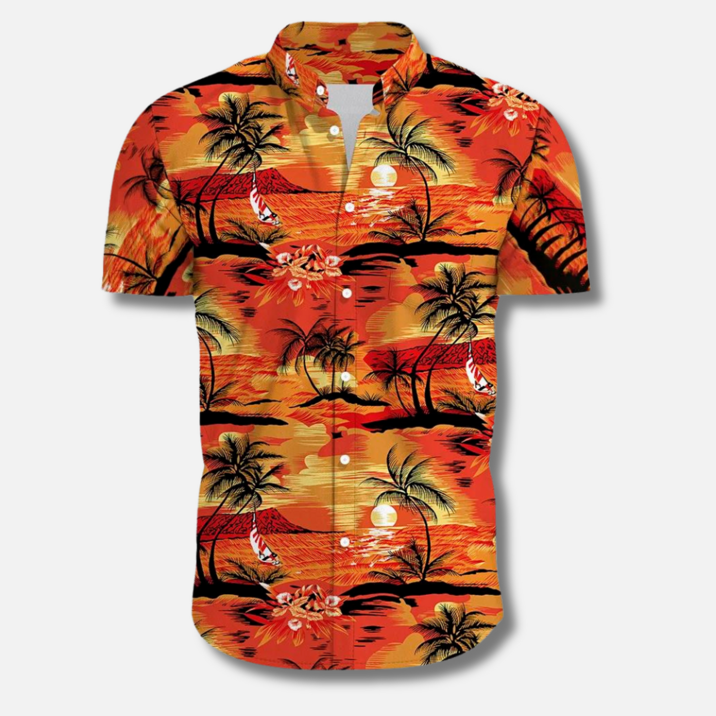 Florida Surf Blumenbluse für Männer-6-S-Chaps Herrenmode