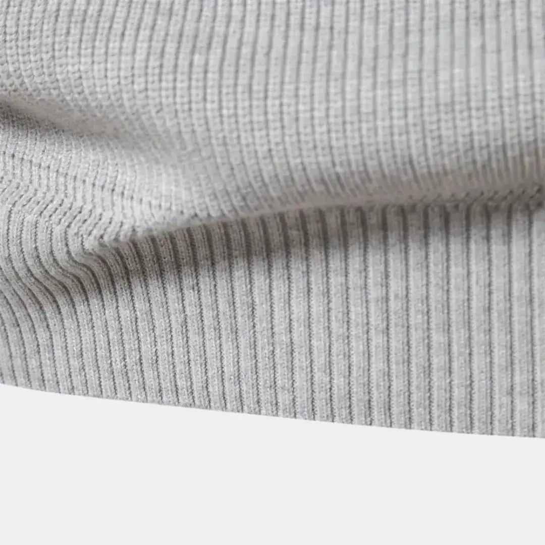 Halb-Reißverschluss-Pullover | Gestrickt | Reißverschluss am Hals | Polo-Pullover | Herren-Pullover mit Viertel-Reißverschluss-Chaps Herrenmode