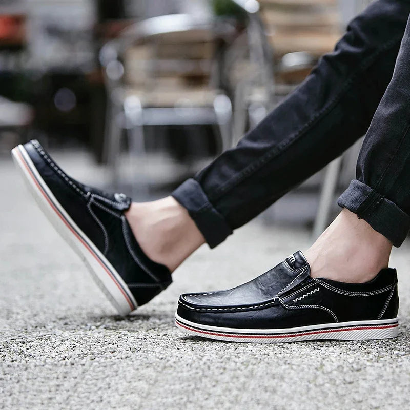 Halbschuhe – Slip-On – ergonomisch – Lederhalbschuhe – Herrenschuhe-Chaps Herrenmode