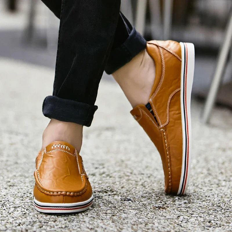 Halbschuhe – Slip-On – ergonomisch – Lederhalbschuhe – Herrenschuhe-Chaps Herrenmode