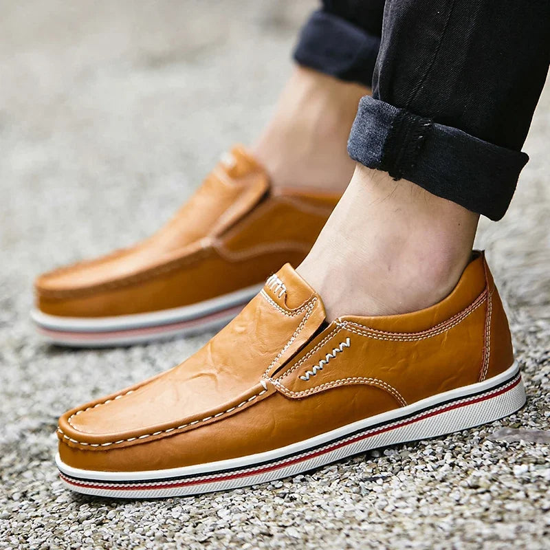 Halbschuhe – Slip-On – ergonomisch – Lederhalbschuhe – Herrenschuhe-Chaps Herrenmode