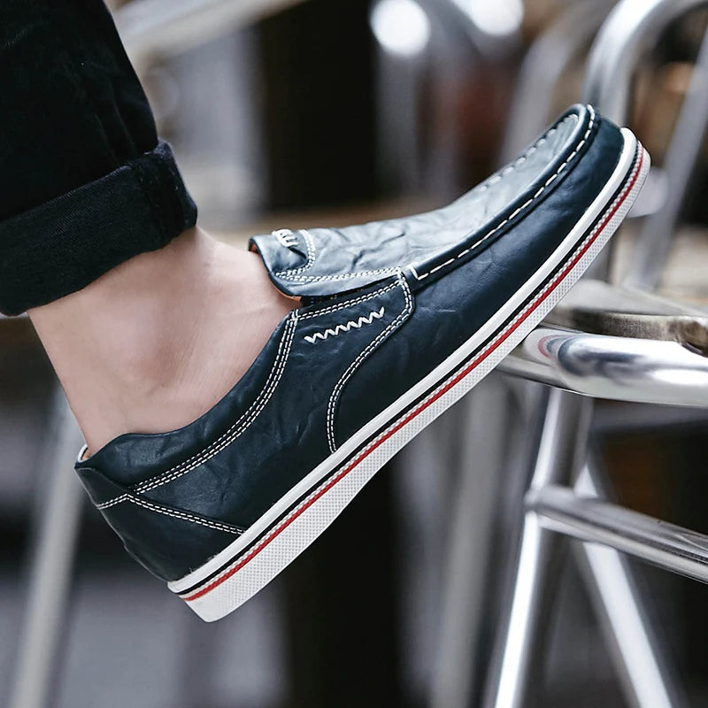 Halbschuhe – Slip-On – ergonomisch – Lederhalbschuhe – Herrenschuhe-Chaps Herrenmode