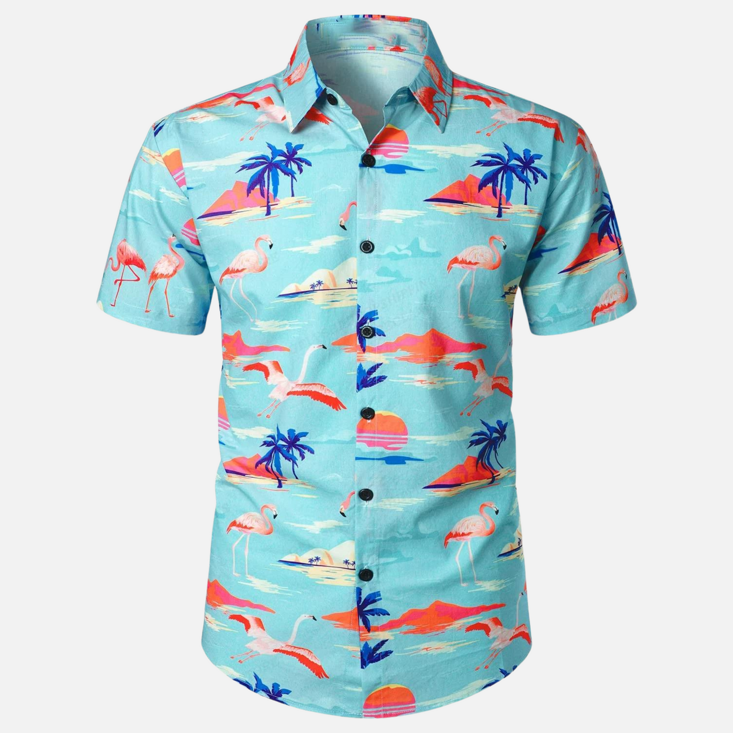 Hawaii Surf Floral Bluse für Männer-2-XS-Chaps Herrenmode