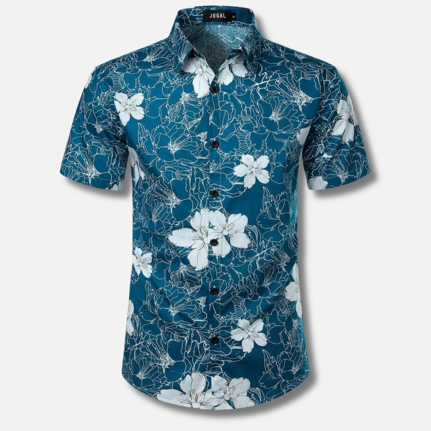 Hawaii Surf Floral Bluse für Männer-7-XS-Chaps Herrenmode