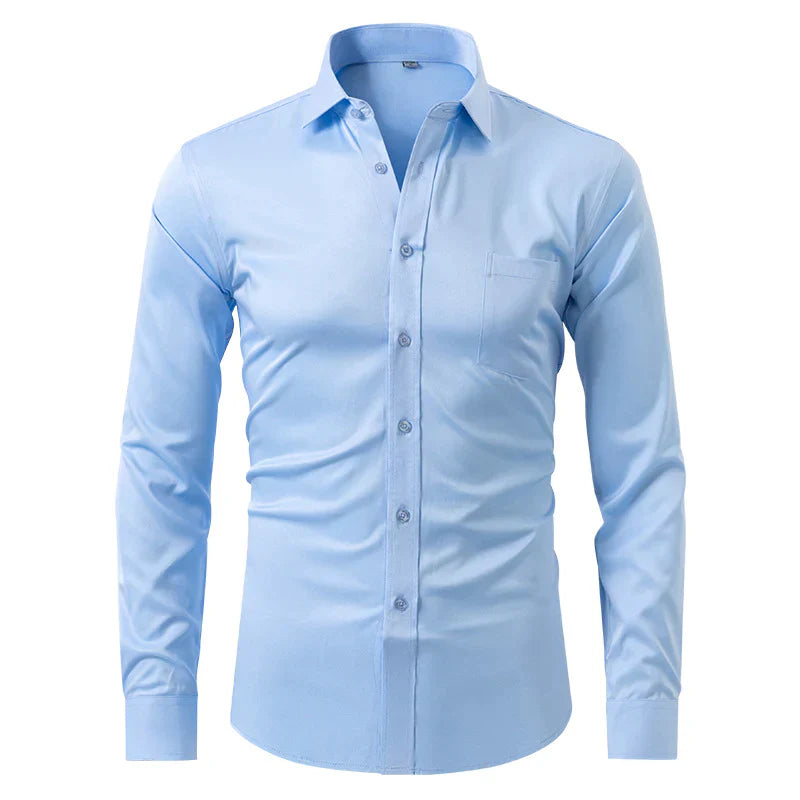 Hemd - Langarm - Stretchig - Bügelfreies Hemd - Herrenhemd-Chaps Herrenmode
