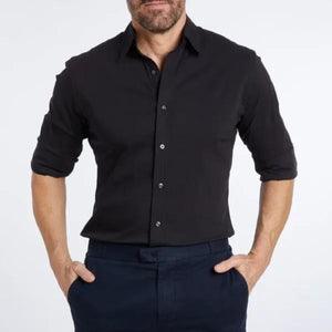 Hemd mit Knopfleiste | knitterfrei | Langarm | bügelfrei | Herrenbekleidung-Chaps Herrenmode