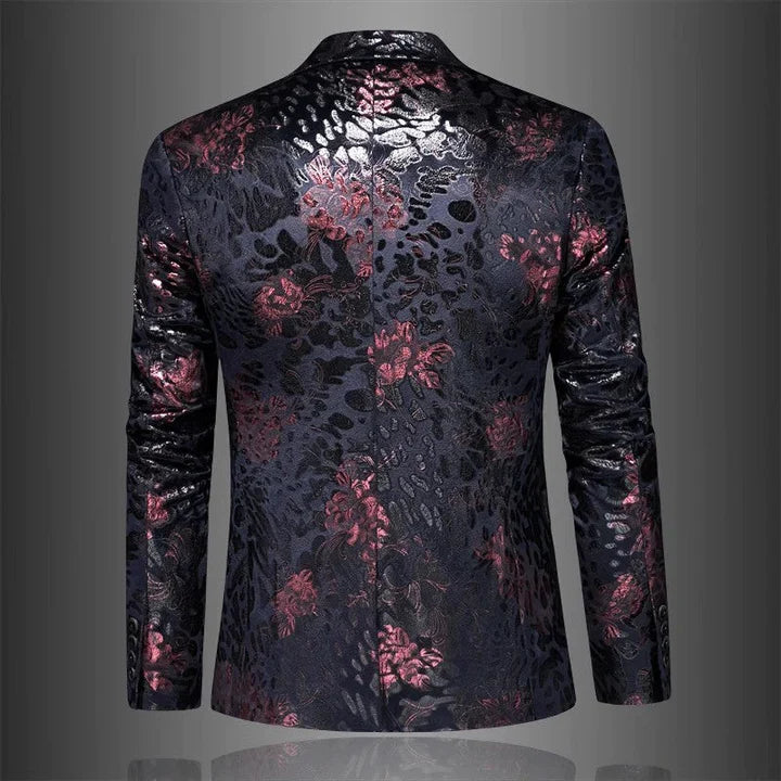 Herren Blazer | Floral | Stilvoll | Herrenjacke | Herrenbekleidung-Chaps Herrenmode