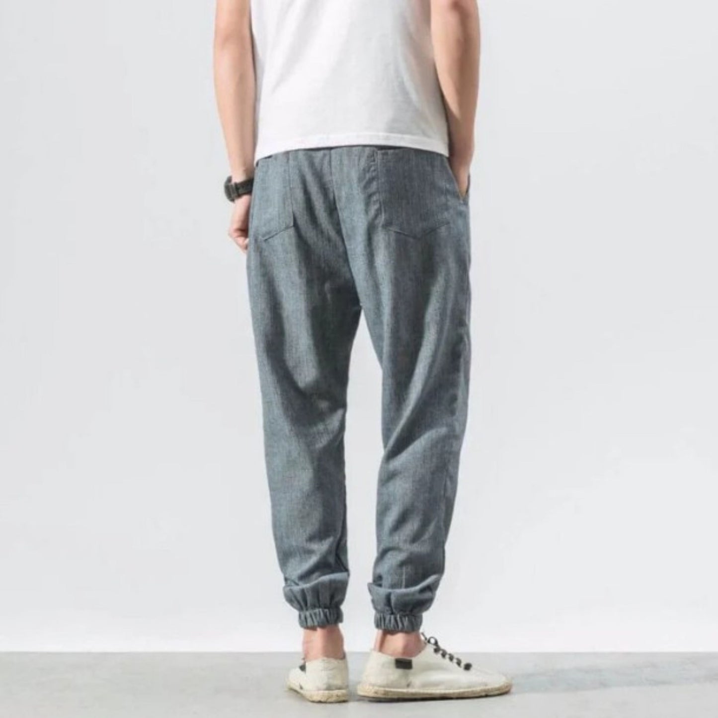 Herren Jogger - Freizeit - Leichtgewicht - Kordelzughosen - Herrenhosen-Chaps Herrenmode