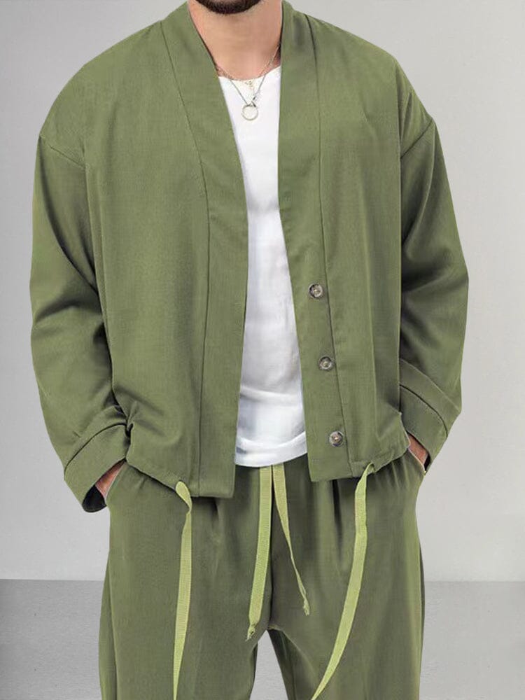 Herren-Kombi | Locker sitzend | Overshirt | Zweiteiliges Set | Herrenbekleidung-Chaps Herrenmode