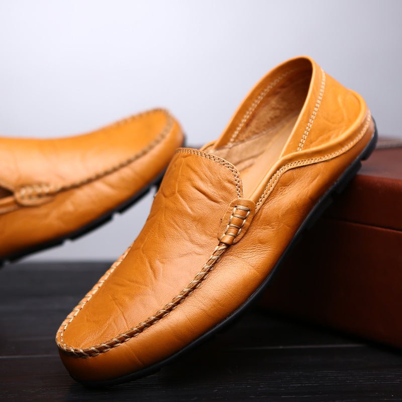 Herren-Slipper | Bequem | Slip-On | Leder-Slipper | Herrenschuhe-Chaps Herrenmode