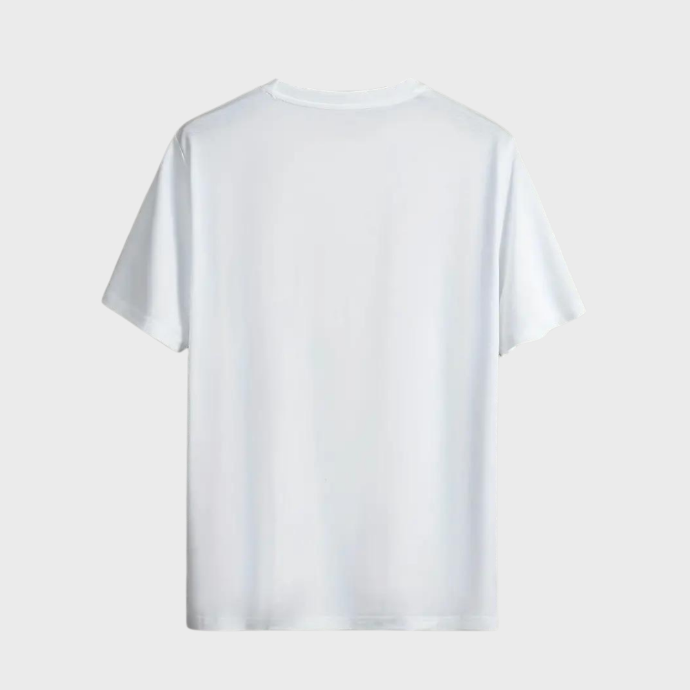 Herren T-Shirt - Palmenprint - Relaxed Fit - T-Shirt mit Rundhalsausschnitt - Herrenbekleidung-Chaps Herrenmode