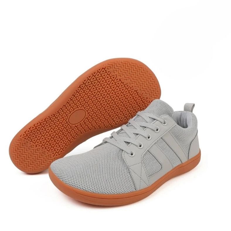Herren Turnschuhe - Bequeme flache Schnürschuhe für Herren-Grau-36-Chaps Herrenmode