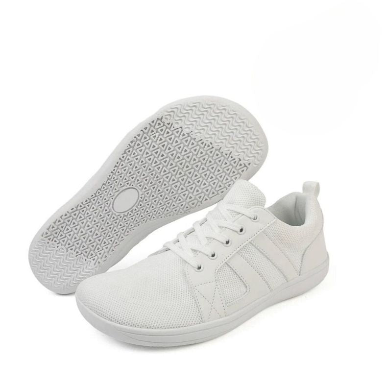 Herren Turnschuhe - Bequeme flache Schnürschuhe für Herren-Weiß-36-Chaps Herrenmode