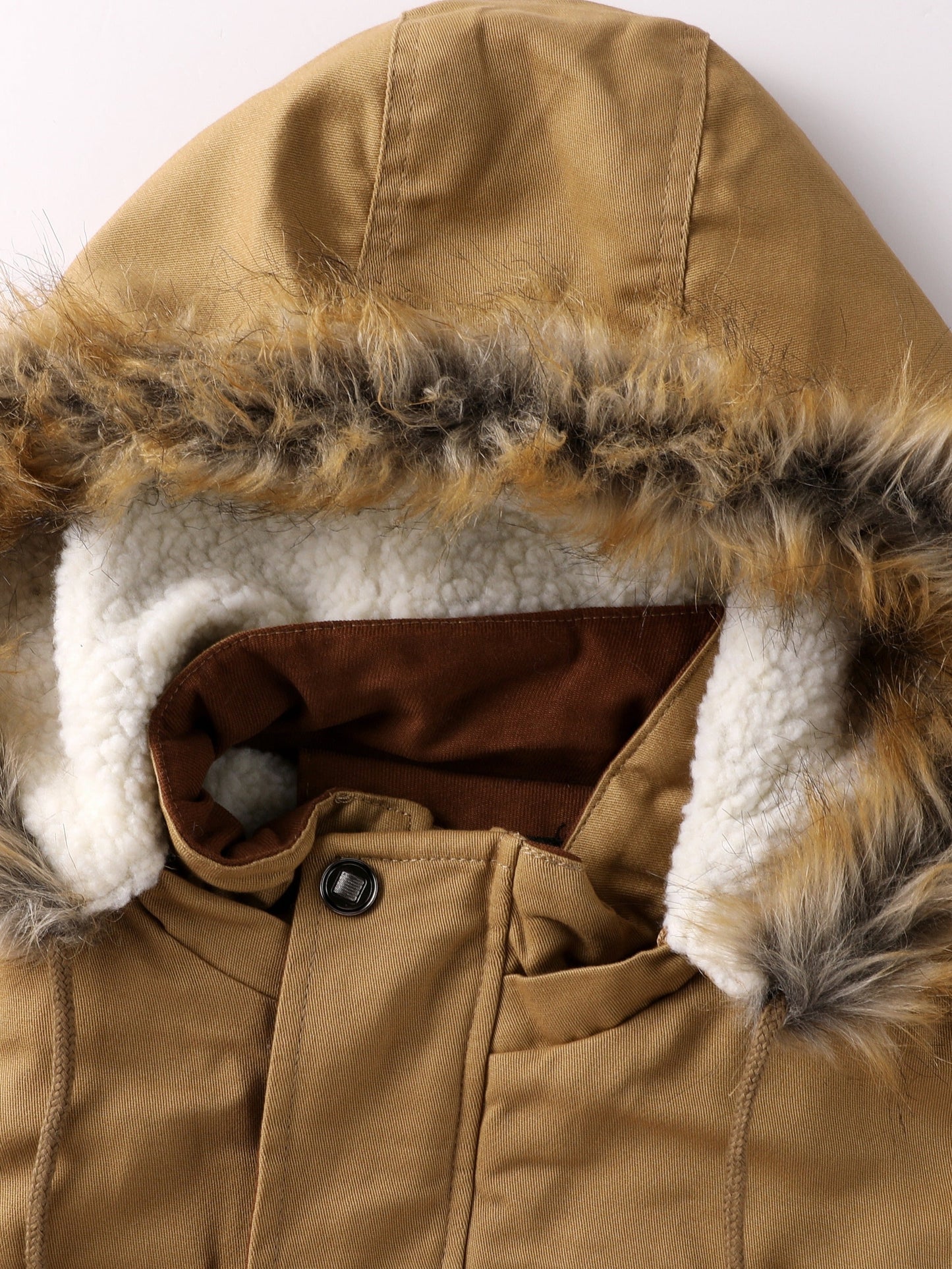 Herren-Winterjacke | Warm | Mit Kapuze | Winterparka | Jacke mit Sher-Chaps Herrenmode
