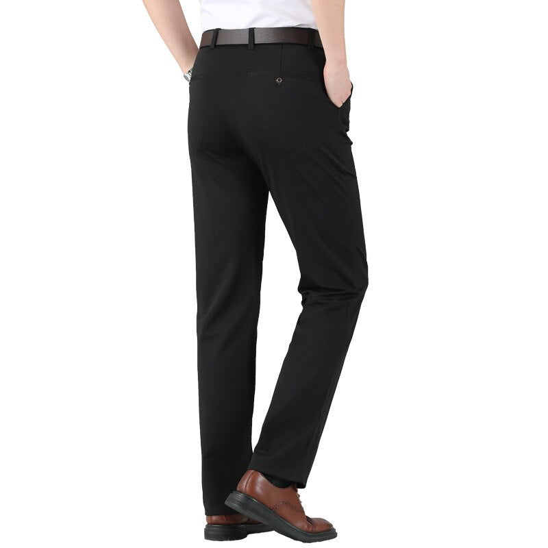 Herrenhosen – Smart Casual – Schmaler Schnitt – Stretchhosen – Anzughosen-Chaps Herrenmode