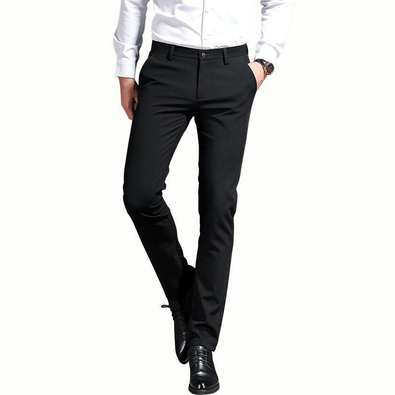 Herrenhosen – Smart Casual – Schmaler Schnitt – Stretchhosen – Anzughosen-Chaps Herrenmode