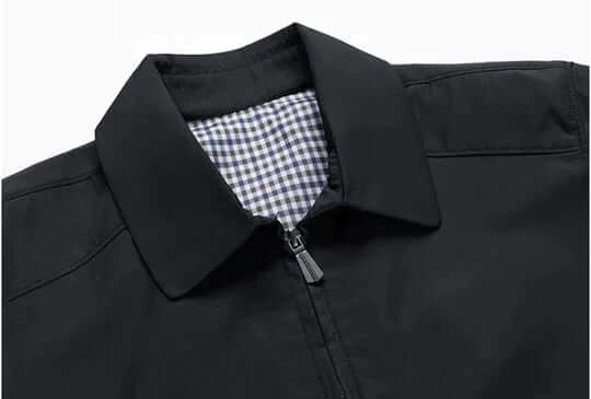 Herrenjacke – mit Reißverschluss – leicht – Harrington-Jacke – winddicht-Chaps Herrenmode