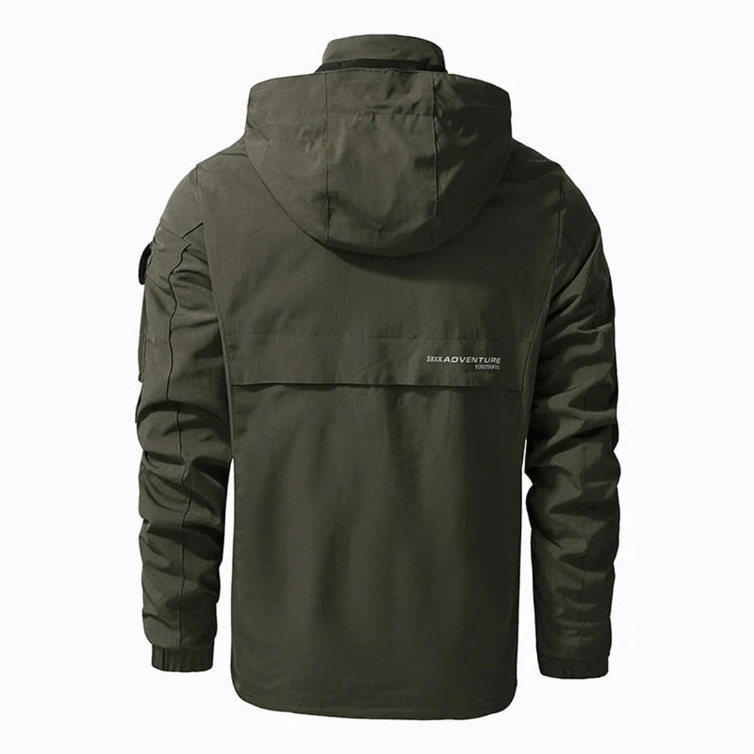 Herrenjacke – wasserdicht – mit Kapuze – Outdoorjacke – Windjacke-Chaps Herrenmode